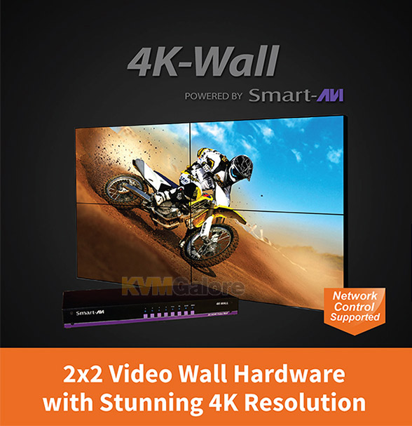 4K-Wall 2x2 video wall controller | KVMGalore Knowledge Base