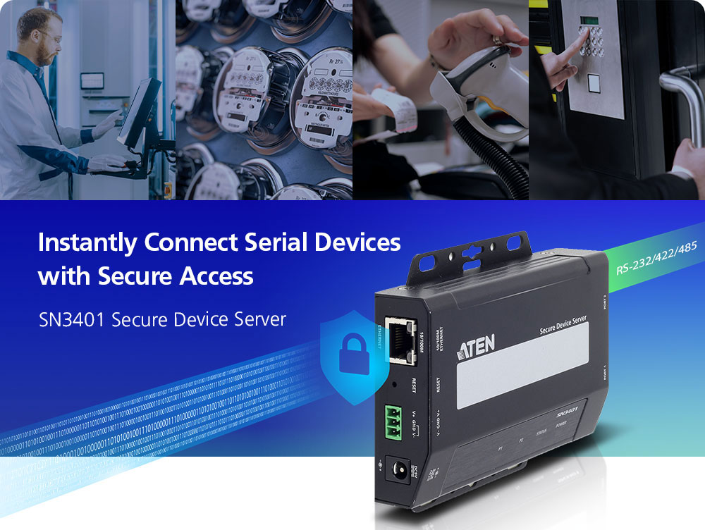 ATEN Secure Serial Device Server