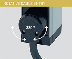 Legrand rotating inlet