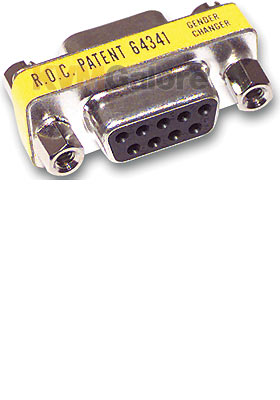 DB9 F/F Mini Gender Changer (Coupler)