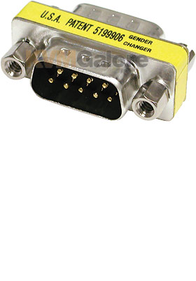 DB9 M/M Mini Gender Changer (Coupler)