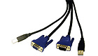 USB 2.0/SXGA KVM Cable, 10-feet