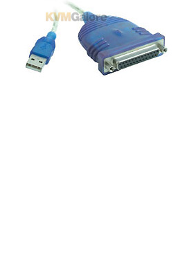 USB to DB25 IEEE-1284 Parallel Printer Adapter Cable, 6-feet