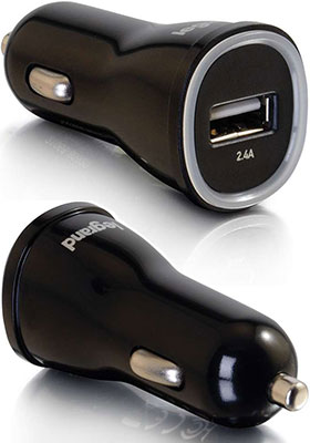 C2G 1 Port USB Car Charger 2.4A Output 21068