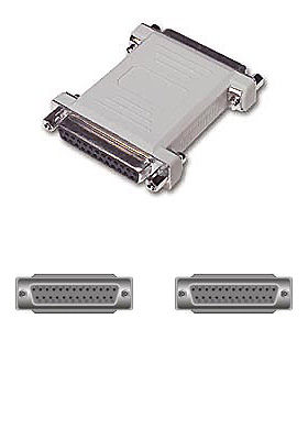 DB25 F/F Null Modem Adapter