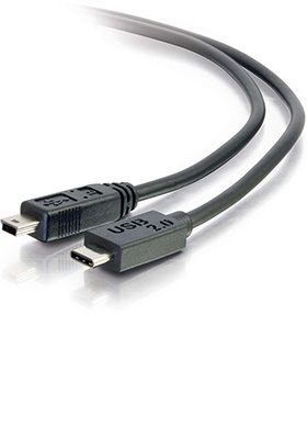 USB-C to USB Mini-B Cable, 12-feet