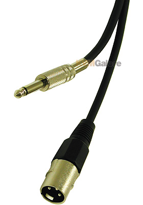 Pro-Audio Cable XLR Male to 1/4in Male, 50-feet