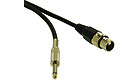 Pro-Audio Cable XLR Female to 1/4in Male, 1.5-feet