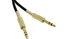 Pro-Audio Cable 1/4in TRS Male to 1/4in TRS Male, 1.5-feet