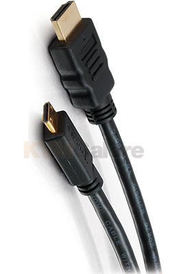High-Speed HDMI to Micro-HDMI Cable w/ Ethernet, 1m