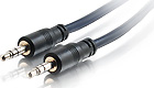 Plenum 3.5mm Low Profile Stereo Audio Cable, 15-feet
