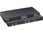 Image 2 of 6 - HDMI 4x4 matrix switch, front and back views.