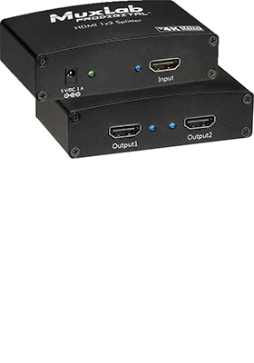 4K/30 HDMI 1x2 Splitter