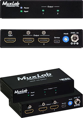 4K/60 HDMI 1x2 Splitter