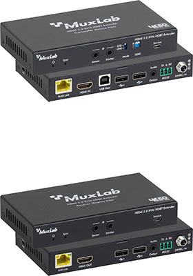 HDMI 2.0 KVM HDBaseT Extender Kit, 100m