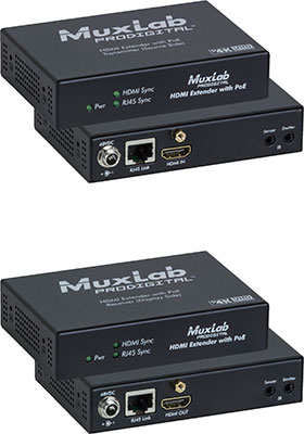 UHD-4K HDMI HDBaseT Extender Kit w/ PoE