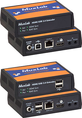 HDMI/USB 2.0 KVM HDBaseT Extender Kit, 4K/30