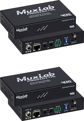 UHD-4K/60 HDMI/RS232 HDBaseT Extender Kit