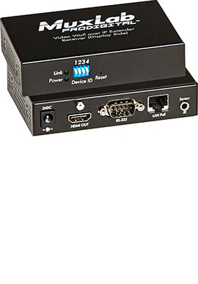 1080p HDMI over IP PoE Receiver