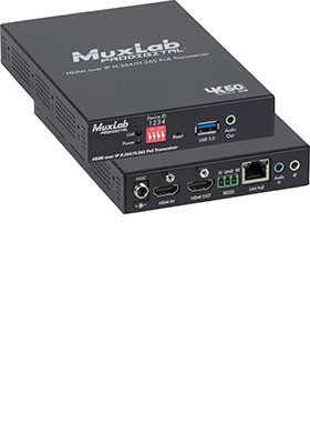 4K/60 HDMI over IP H.264/H.265 PoE Transmitter