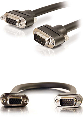 Select In-Wall CMG-Rated VGA Extension Cable, 1 Foot