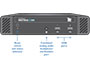 Image 2 of 8 - AdderView Matrix C1100 user station, front view.