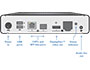 Image 4 of 8 - AdderView Matrix C1100 user station, back view.