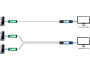 Image 6 of 8 - Direct linking - Where CAMs and USRs are directly linked to each other, very little configuration action is required, provided that they both have their factory default settings in place - just link them together.</BR>
It is also possible to link two CAMs directly to a single USR (an additional SFP network module needs to be installed within the USR to accomplish this).