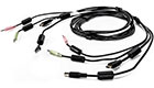 CBL0126 HDMI/USB/2x Audio KVM Cable, 6 Feet
