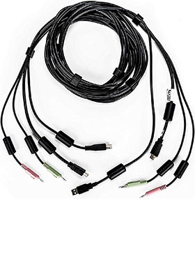 CBL0127 HDMI/USB/2x Audio KVM Cable, 10 Feet