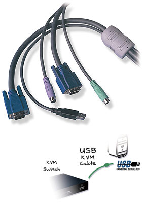USB Converter Cable, 15-feet