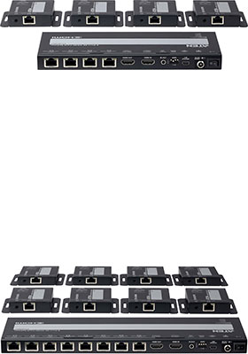 4K HDMI Splitters/Extenders over CAT-6