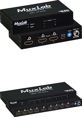 4K/60 HDMI Splitters