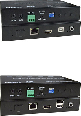 4K HDMI USB KVM over IP w/ PoE