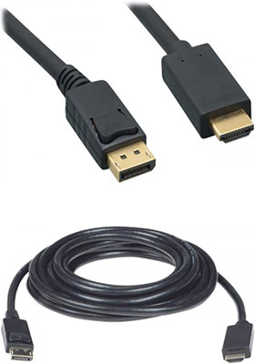 DisplayPort to HDMI Interface Cables