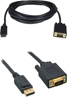 DisplayPort to VGA Adapter Cable, 15 Feet