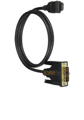 DVI-D to HDMI Cable, 2m