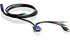 VGA-USB-Audio KVM Cable, 6-Feet