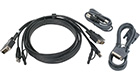 Dual-DVI-D (Dual-Link), Audio and Dual-USB KVM Cable Kit, 10-Feet (TAA)