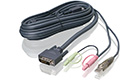 DVI-D (Dual-Link), Audio and USB KVM Cable, 10-Feet (TAA)