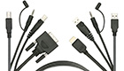 HDMI-to-DVI, Audio and Dual-USB KVM Cable Kit, 6-Feet (TAA)