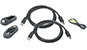 Dual-DisplayPort, Audio and Dual-USB KVM Cable Kit, 10-Feet (TAA)