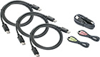 Triple-DisplayPort, Audio and USB KVM Cable Kit (TAA)