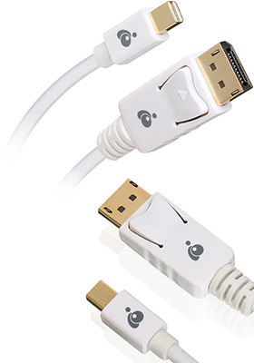 Mini-DisplayPort to DisplayPort Cable, 6 Feet