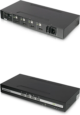 4-Port, DisplayPort, Secure KVM Switch