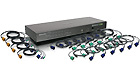 MiniView Ultra+ Combo, 16-Ports with 16 Cable-Kits