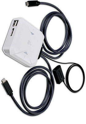 2-Port 4K USB-C to DisplayPort KVM Switch