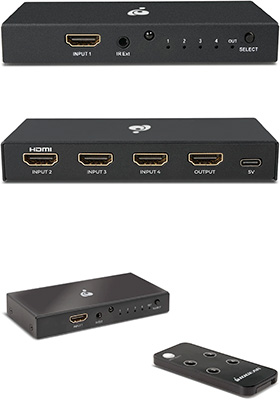 4-Port, 8K HDMI Switch