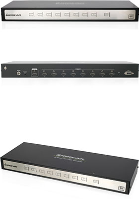 True 4K 8-Port Switcher with HDMI Connection