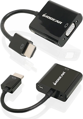 HDMI (M) to VGA (F) Adapter with Audio